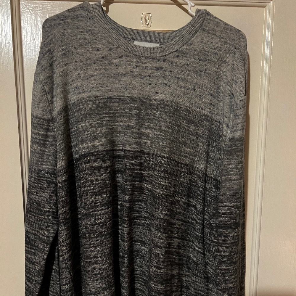 Three-Toned Grey Sweater